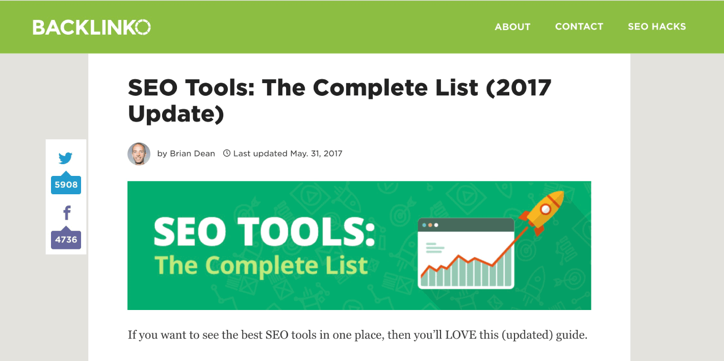 SEO Tools: The Complete List